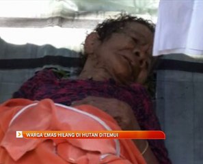 Warga emas hilang di hutan ditemui selamat