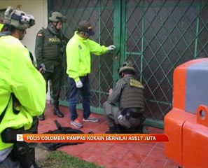 Polis Colombia rampas kokain bernilai AS$17 juta