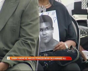 Ramai hadir ke majlis pengebumian Muhammad Ali
