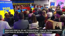 Sánchez pide al PP no «coquetear» con la «ultraderecha» mientras él se besa con golpistas y proetarras