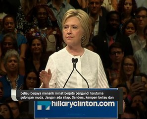 Sejarah tercipta, wanita pertama calon Presiden AS