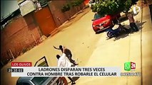 Los Olivos: criminales balean a joven repartidor para quitarle el celular