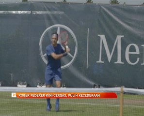 Roger Federer kini cergas, pulih kecergasan