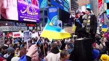 Tel Aviv, New York, Hamburg: Menschen zeigen Solidarität mit der Ukraine