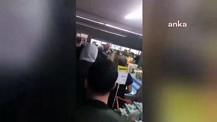 Siirt'te markette ucuz ayçiçek yağı izdihamı