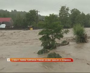 2 maut, ramai terpaksa pindah akibat banjir di Romania