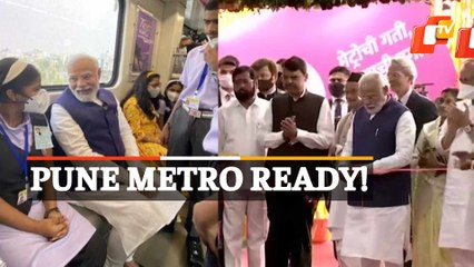 Pune Metro Rail Thrown Open For Public Use, Watch Inauguration By PM Modi