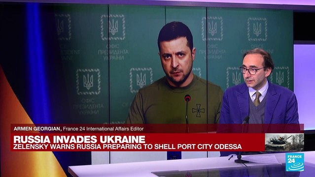 Ukraine warns Russia preparing to shell port city Odessa