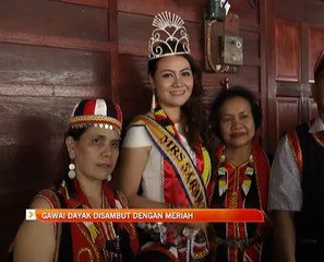 Gawai Dayak disambut dengan meriah