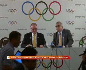 Risiko virus Zika berkurangan sepanjang sukan Olimpik Rio