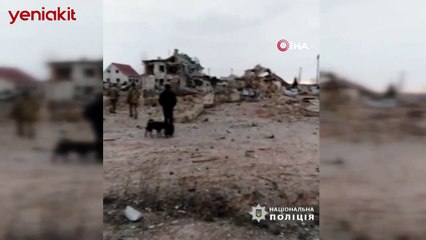 Ukrayna, Rusya'nın füze saldırısının görüntülerini yayınladı! Kent harabeye döndü