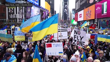 Weltweite Solidaritätskundgebungen für die Ukraine