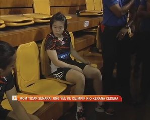 MOM tidak senarai Jing Yee ke Olimpik Rio kerana cedera
