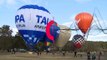 Hot air balloons with Ukrainian flags fly over Vilnius in series of events
