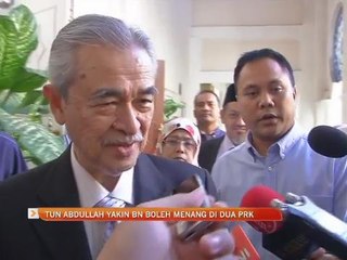 Tun Abdullah yakin BN boleh menang di dua PRK