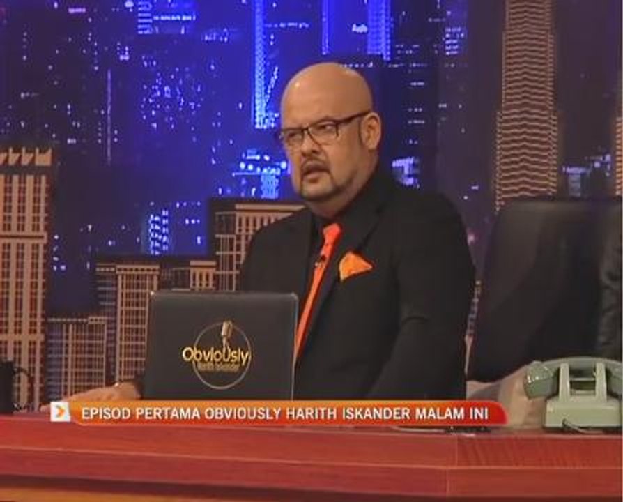 Episod pertama Obviously Harith Iskander malam ini