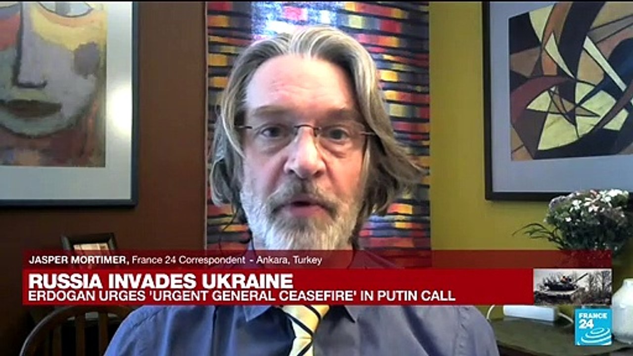 Erdogan urges 'urgent general ceasefire' in Putin call