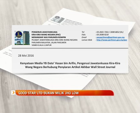 Good Star LTD bukan milik Low Taek Jho