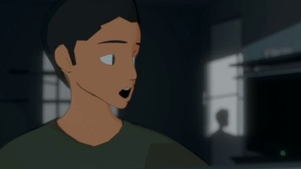 STRANGER AT THE DOOR- Short Scary Animated Movie