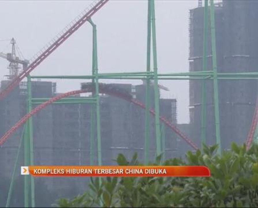 Kompleks hiburan terbesar China dibuka