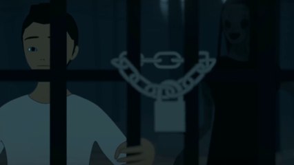 Scary old Cemetery Part 1 - Short Animated Horror Movie (English)
