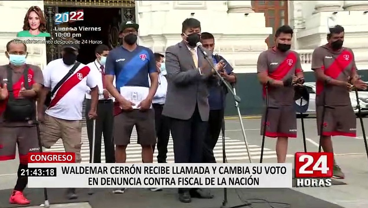 Waldemar Cerrón cambió voto sobre denuncia contra Zoraida Ávalos tras llamada telefónica