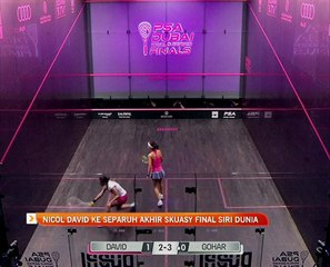 Nicol David s ke separuh akhir Skuasy Final Siri Dunia