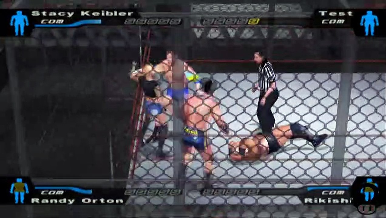 Here Comes the Pain Stacy Keibler(ovr100) vs Test vs Randy Orton vs Rikishi