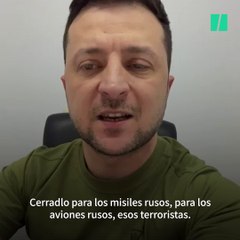 Zelenski denuncia el bombardeo del aeropuerto en Vinnytsia y pide cerrar el espacio aéreo