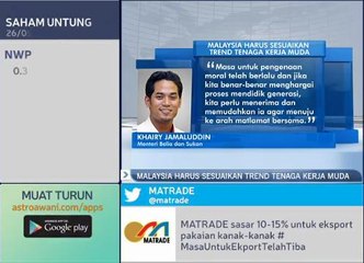 Malaysia harus sesuaikan trend tenaga kerja muda