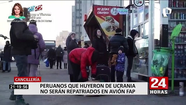 Cancillería: peruanos que salieron de Ucrania serán repatriados en pequeños grupos
