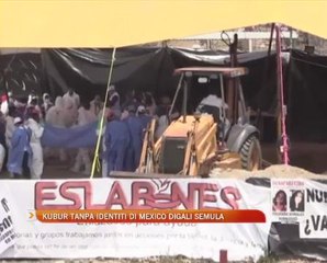 Kubur tanpa identiti di Mexico digali semula