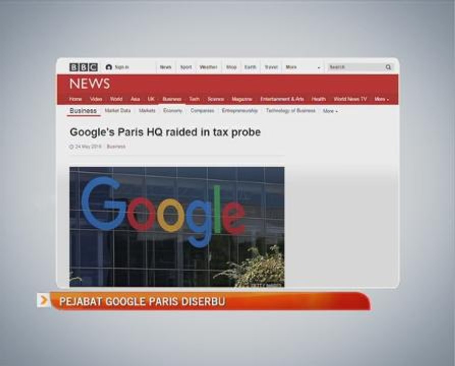 Pejabat Google Paris diserbu