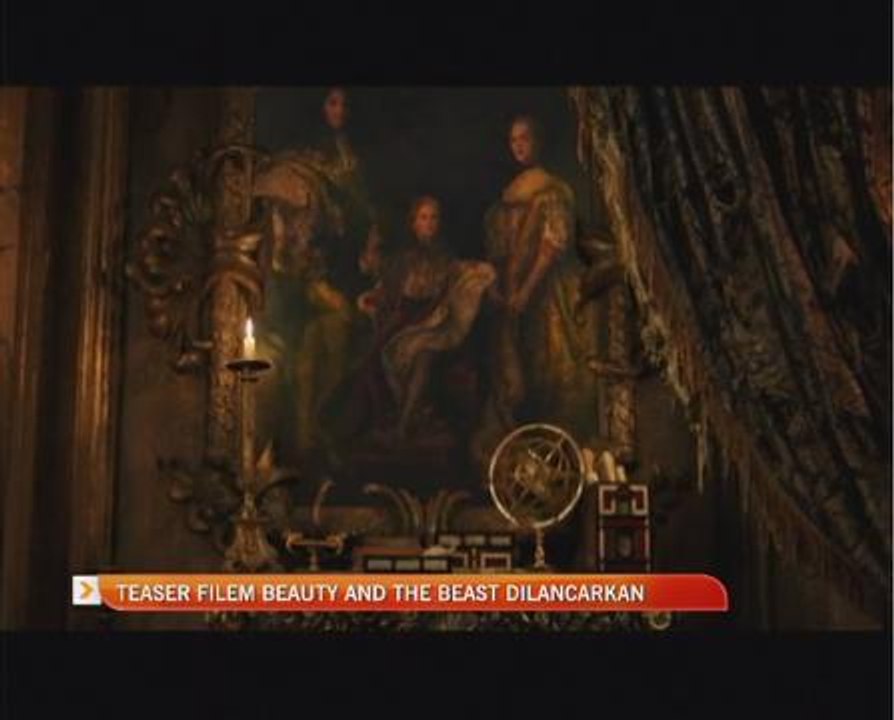 Teaser filem Beauty and the Beast dilancarkan