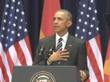 Barack Obama calls for peaceful resolution of South China Sea disputes