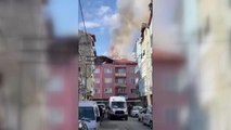 Son dakika haberi | Bir apartmanın çatısında çıkan yangın söndürüldü