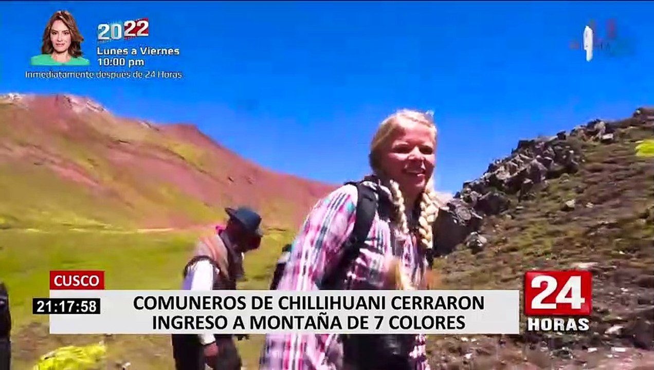 Cusco: comuneros de Chillihuani cerraron ingresó a montaña de 7 colores de manera "indefinida"