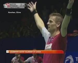 Denmark catat sejarah di China juara Piala Thomas