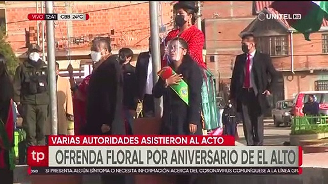 En el 37 aniversario, Eva Copa dice que la "unidad" será importante para el desarrollo de El Alto