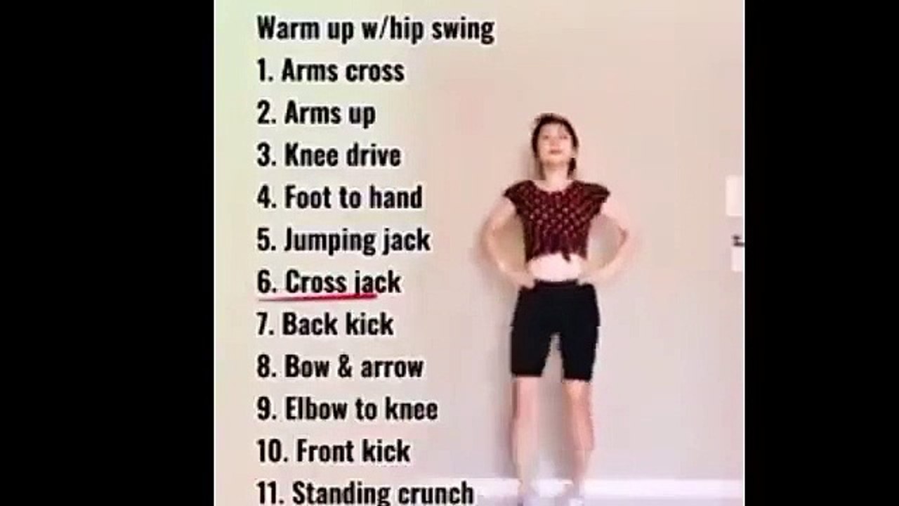 warmup hip swing