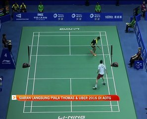 Siaran langsung Piala Thomas & Uber 2016 di Astro On The Go