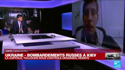 Bombardements russes à Kiev : "ici, on déteste les Russes"