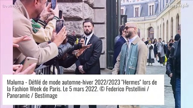 Maluma en très charmante compagnie, Jane Birkin en baggy à la cool au défilé Hermès