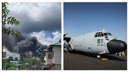 Un avion militaire s’écrase avec 85 personnes à bord. Voici le bilan.