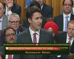 Perdana Menteri Kanada minta maaf atas insiden 1914