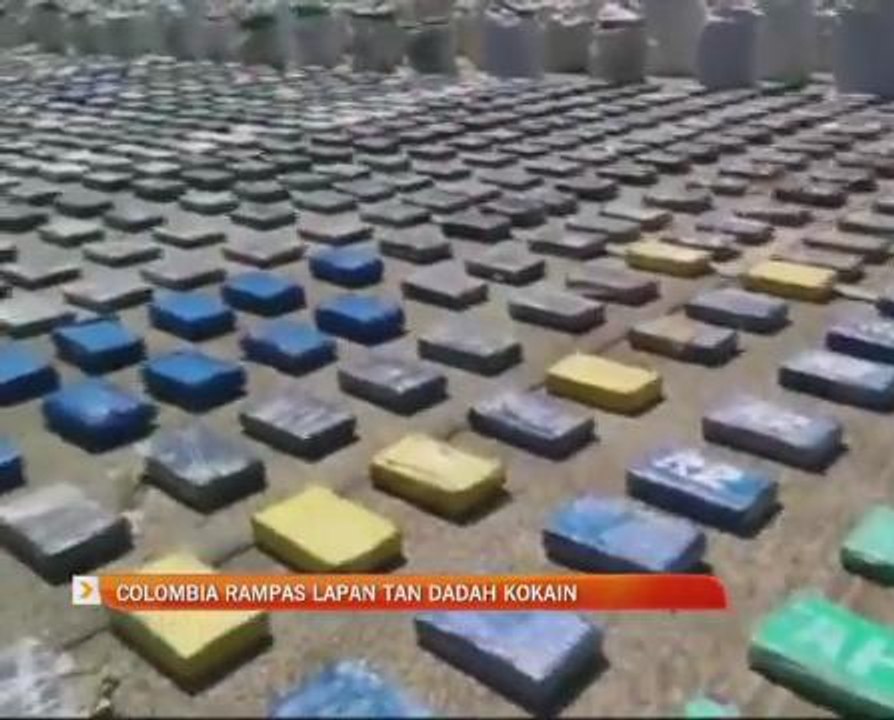 Colombia rampas lapan tan dadah kokain