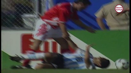 الشوط الاول مباراة بلغاريا و الارجنتين 2-0 كاس العالم 1994