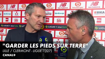 La réaction du président Lillois après Lille / Clermont - Ligue 1 Uber Eats (J27)