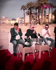 رد فعل غريب من حسين فهمي على معاكسة شاب لفتاة في الشارع