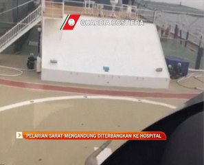 Pelarian sarat mengandung diterbangkan ke hospital